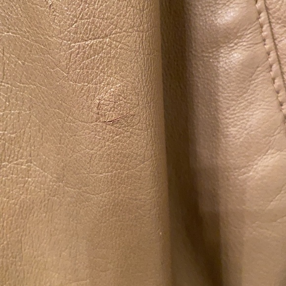 VINTAGE ECHTES LEDER Genuine Leather Motorcycle Bike Jacket. Zip front with snap - Picture 4 of 16